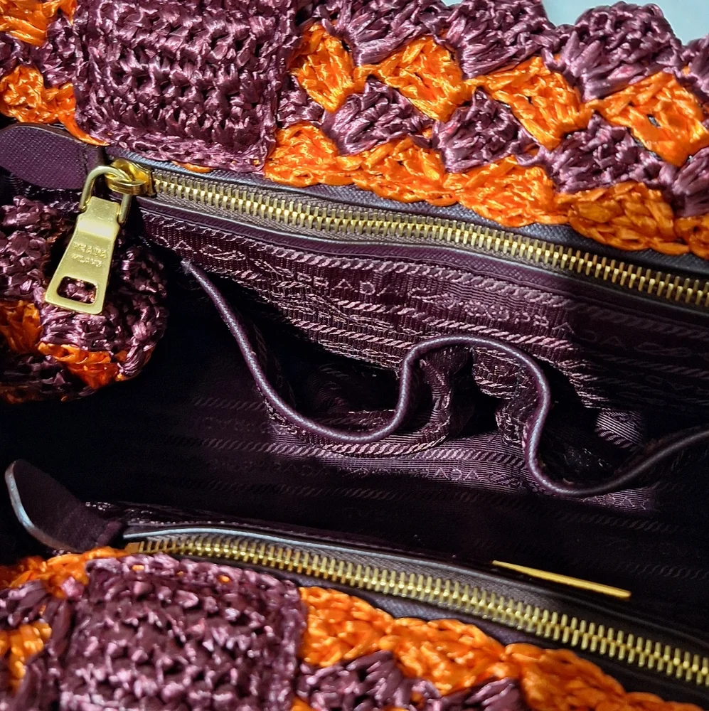 Prada Rafia Crochet Bag - Picture 5 of 15